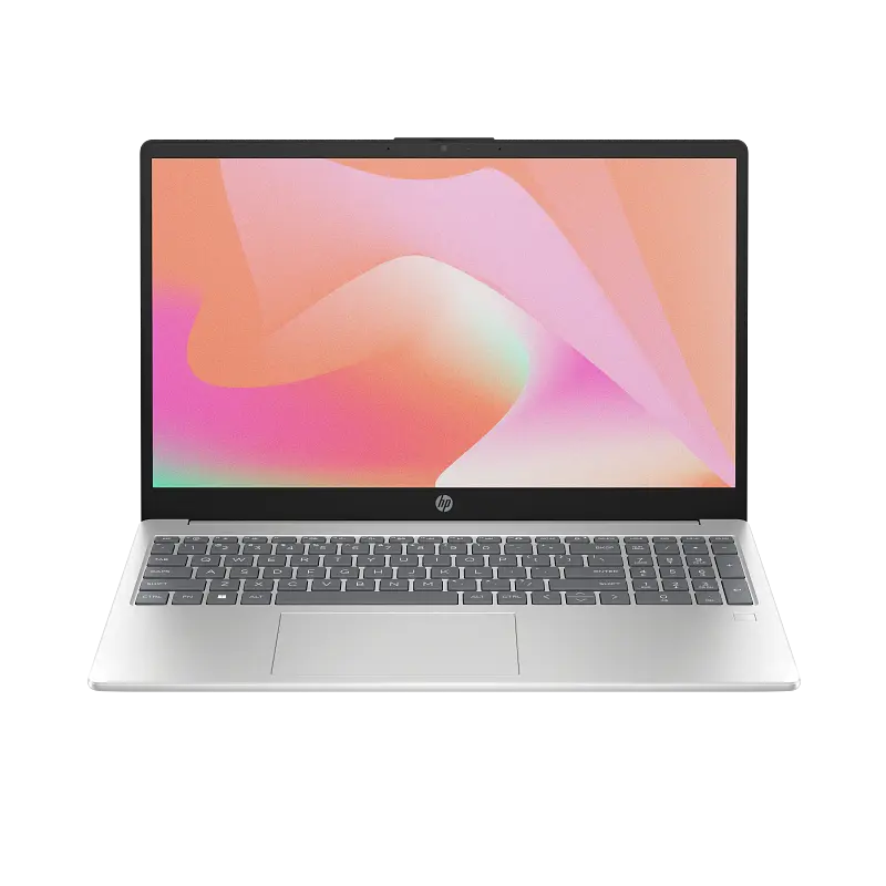 23C1_AMD_OPP_Otto_15_FFPlus_NaturalSilver_NT_HDcam_FPR_nonODD_nonBackLit_FreeDOS_CoreSet_Front_WhiteBG_M1705383 HP 15-fc0843AU | AMD Ryzen 5 7530U | 8GB DDR4 RAM | 512GB NVME | 1 Year Local Warranty