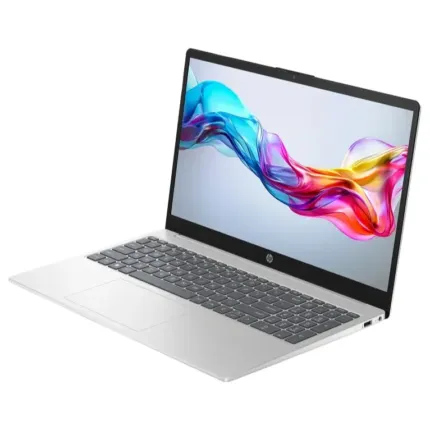 HP 15-fd0647TU with numeric keypad, front right view