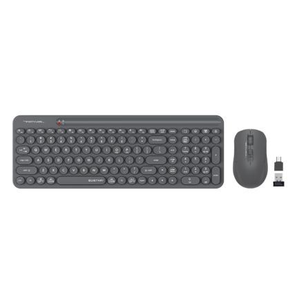 A4Tech FG3300 Air2 QuietKey 2-Zone Combo Desktop - Zone Grey