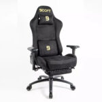 Boost Dominion Ergonomic Chair With Footrest - Black