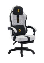 Boost Surge Pro Ergonomic Chair with Footrest - Grey Black - view 2