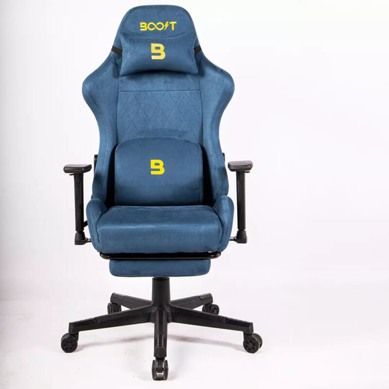 Boost Ascend Ergonomic Chair With Footrest - Blue - view 2
