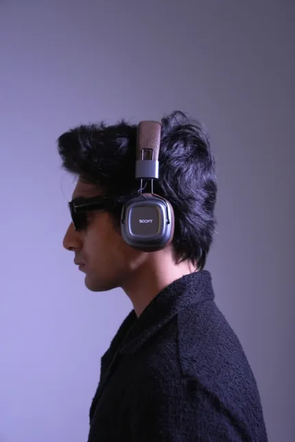 Boost Harmony Retro Wireless Headset - Brown - view 2
