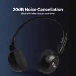 Boost Melody Wireless Retro ANC Headset - Black - view 2