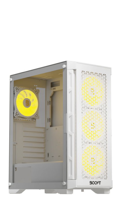 Boost Enclosure Pro Series P300 - White 4 Infinite ARGB Fans - view 2