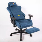 Boost Ascend Ergonomic Chair With Footrest - Blue - view 3