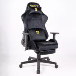 Boost Ascend Ergonomic Chair With Footrest - Black