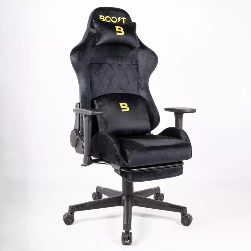 Boost Ascend Ergonomic Chair - With Footrest Blue