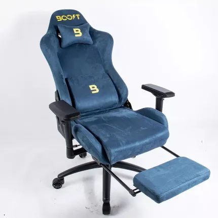 Boost Dominion Ergonomic Chair With Footrest | Blue - image 3