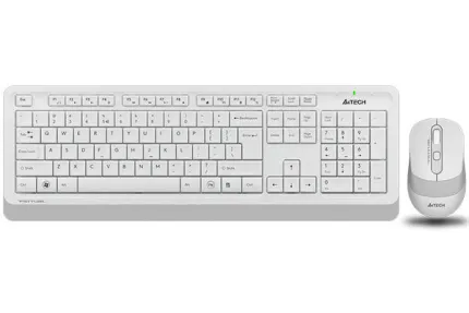 A4Tech FG1010S 2.4G Wireless Desktop Set - White