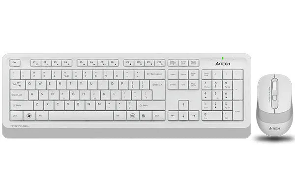 A4Tech FG1010S 2.4G Wireless Desktop Set | White