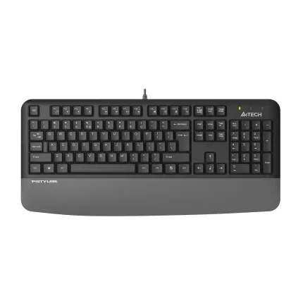 A4Tech FK20 Multimedia Wired Keyboard - Grey Water Proof Design