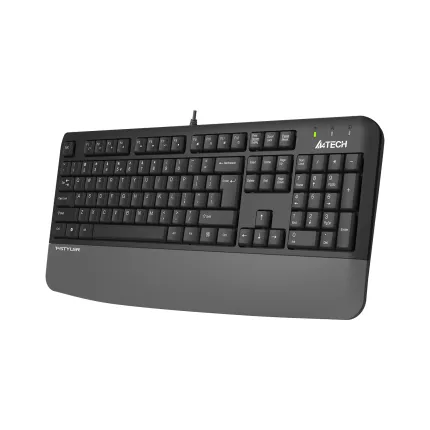 A4Tech FK20 Multimedia Wired Keyboard | Grey Splash Proof Design - image 3
