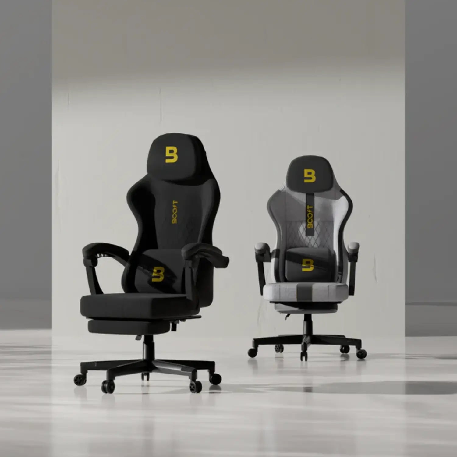 NewProject.jpg Boost Surge Pro Ergonomic Chair with Footrest Grey/Black