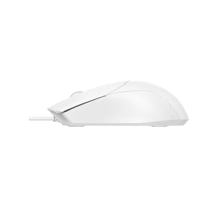 A4Tech OP-750S Optical Mouse (Teflon Feet) - White - view 2