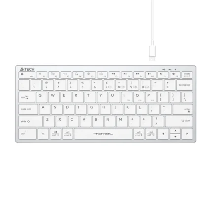 A4Tech FBX51C Bluetooth & 2.4G Wireless KB - Black White Scissor