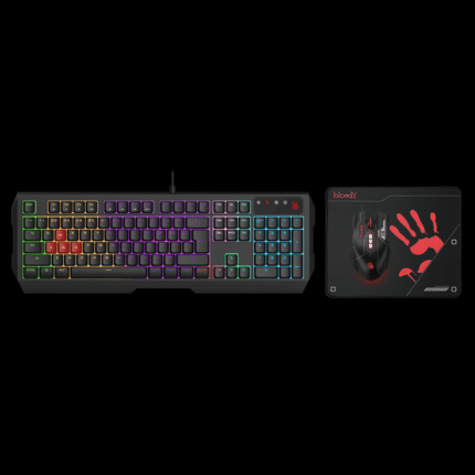 Bloody B1700 B140 KEYBOARD ES7 MOUSE AND BP50M MOUSEPAD