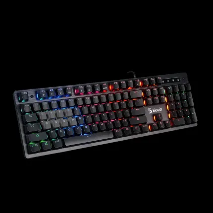 Bloody B500N Mecha-Like Switch Neon Backlit Gaming Keyboard | Black - image 3