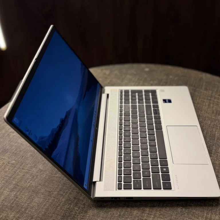 Used laptop photographed at Meson Direct