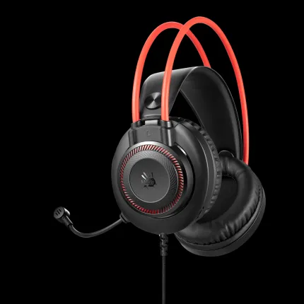Bloody G200 Gaming Headset | Black Red - image 4
