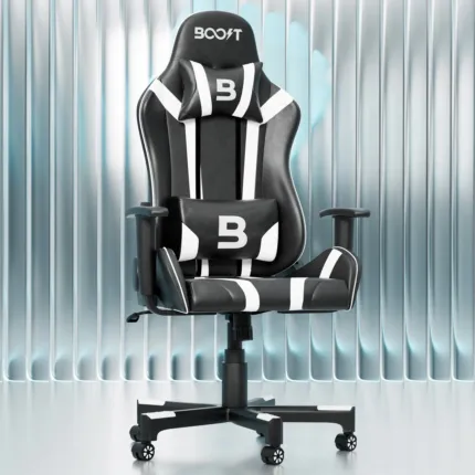 Boost Impulse Gaming Chair - Black White