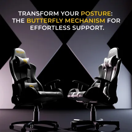 Boost Impulse Gaming Chair | Black White - image 4