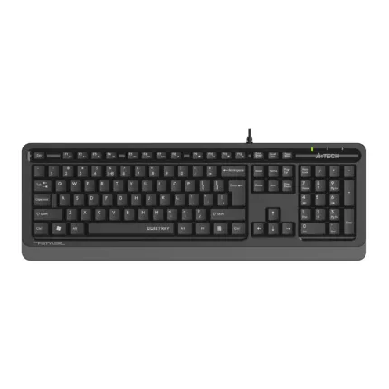 A4Tech FK10Q Multimedia Quiet Keyboard - Black