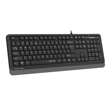A4Tech FK10Q Multimedia Quiet Keyboard - Black - view 2