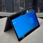 Lenovo ThinkPad X1 Yoga Gen 3 folded into tent mode with touchscreen